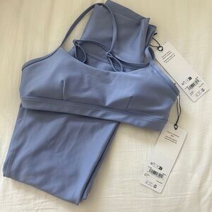 Alo Yoga airlift set Lilac blue